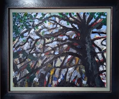 Old Beech Dousland by Kevin Tole, Painting, Oil on canvas